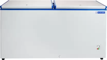 Blue Star 301 L Double Door Standard Deep Freezer  (White, Blue, CHFDD300MGPW)